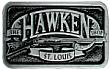 Hawken Shop Pewter Belt Buckle CB